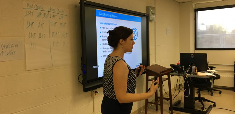 TBG's certified instructor teaches food handler training class